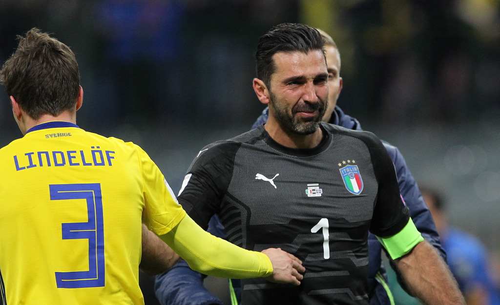Italia-Svezia, Buffon lascia in lacrime: “Abbiamo fallito”