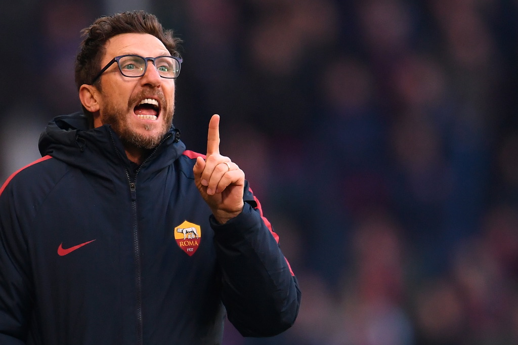 Roma, Di Francesco: &#8220;Basta passi falsi. Schick o Under titolari contro la Spal&#8221;