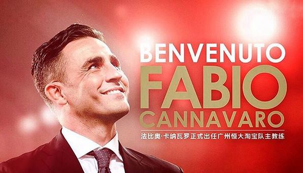 Cannavaro torna al Guangzhou Evergrande: ufficiale