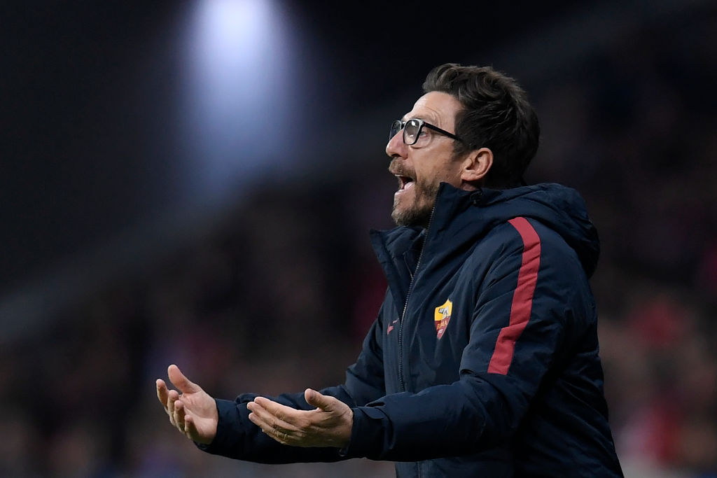 Roma-Cagliari 1-0, Di Francesco: &#8220;Dovevamo essere più cinici e cattivi per segnare prima&#8221;