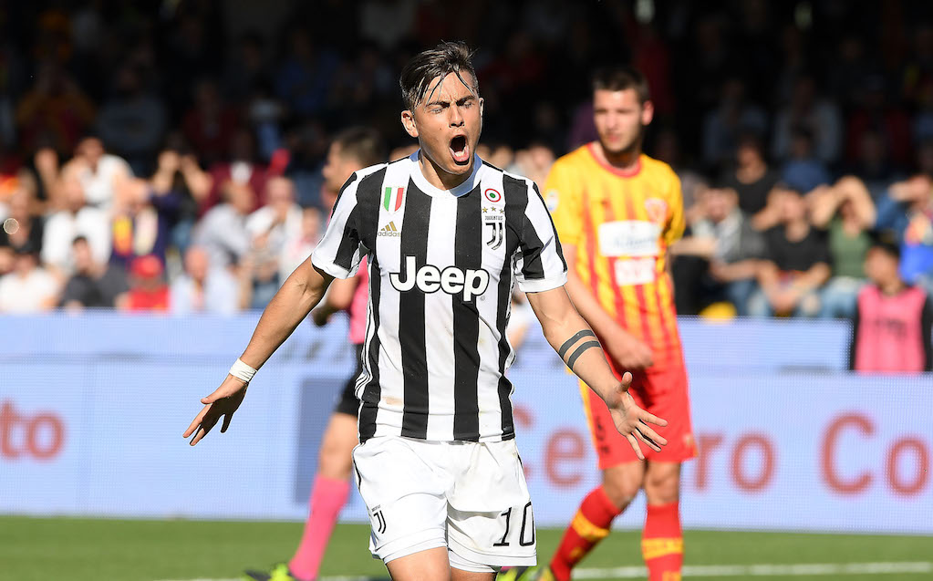 Benevento-Juventus 2-4: video gol. Tripletta di Dybala