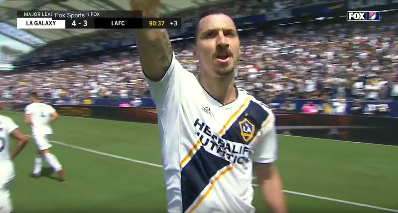 MLS: è Zlatan-mania, doppietta e rimonta per Ibrahimovic con i LA Galaxy