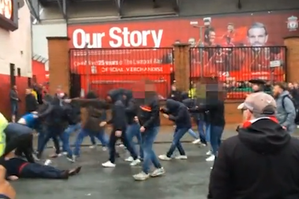 incidenti liverpool roma