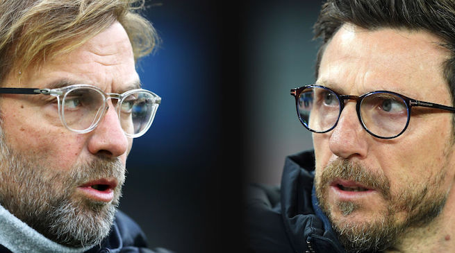 Eusebio Di Francesco - Roma-Liverpool 2 maggio 2018