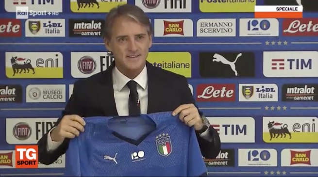 Mancini conferenza stampa