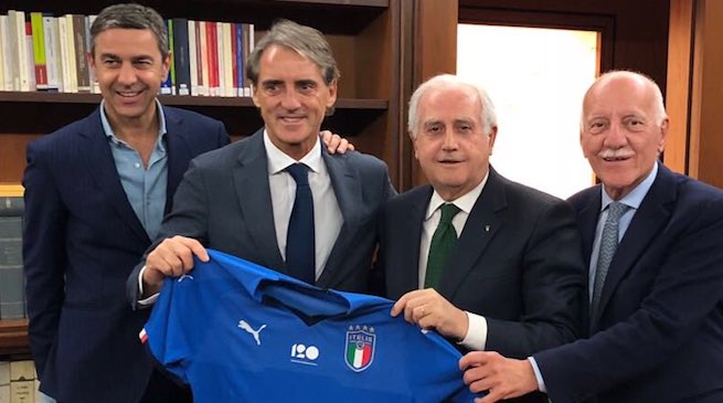 Roberto Mancini è il nuovo CT della nazionale italiana di calcio