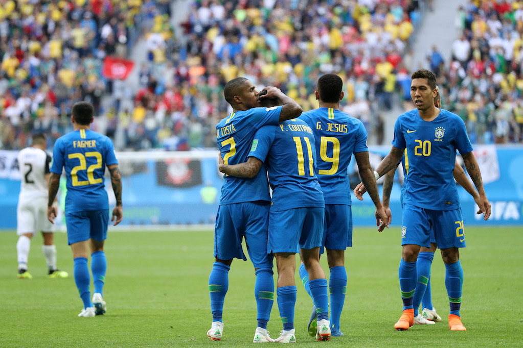 Brasile-Costa Rica 2-0: highlights e gol al 91′ e 97′ (Coutinho e Neymar)