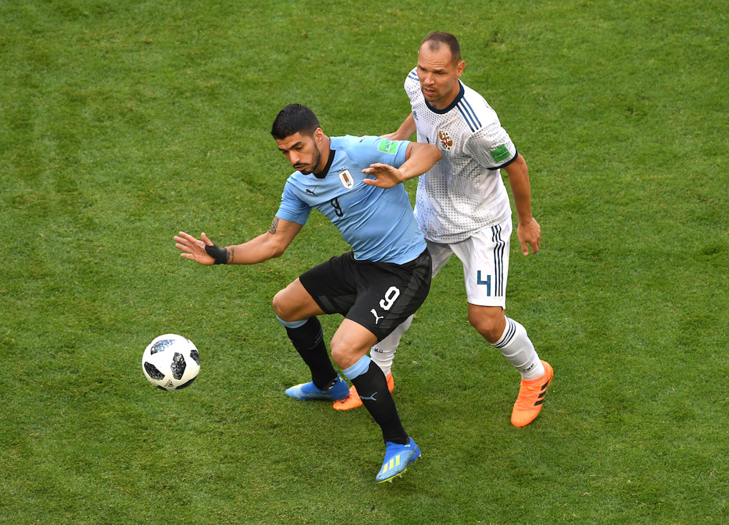L&#8217;Uruguay batte la Russia 3-0 ed è prima nel Girone A