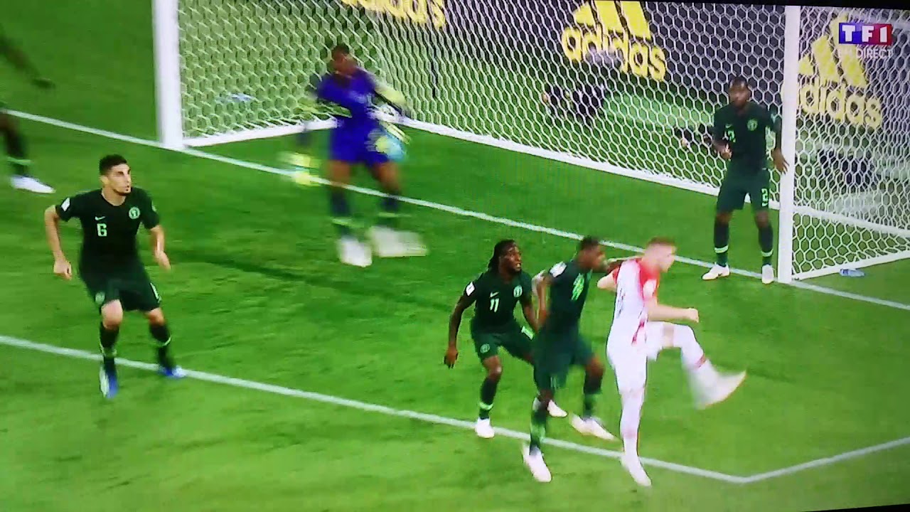 Croazia-Nigeria 1-0 autogol di Etebo