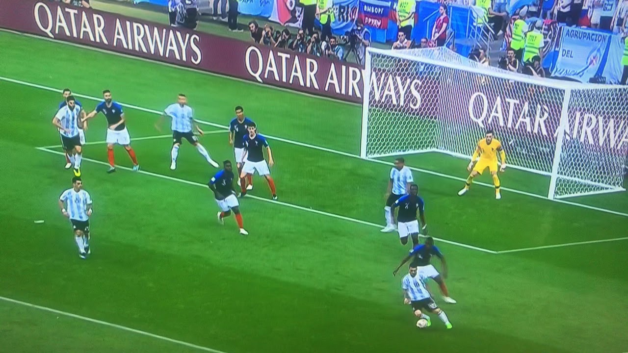 Goal Pavard &#8211; Francia 2-2 Argentina &#8211; Russia2018
