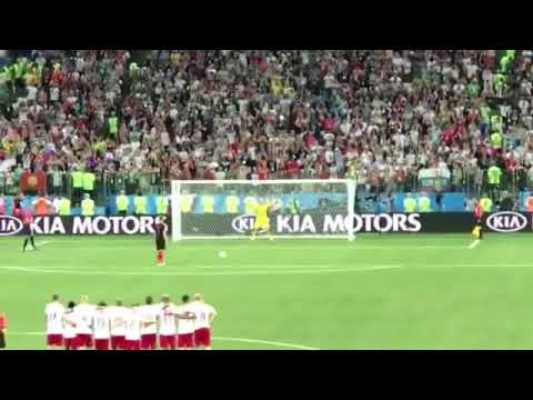 Croazia-Danimarca Gol Rakitic rigore finale