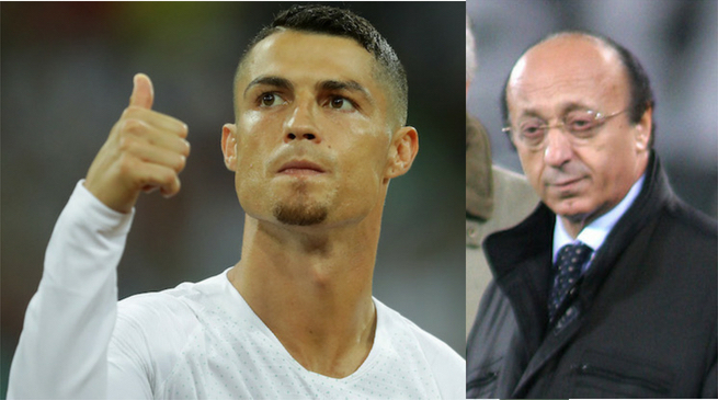 Moggi: &#8220;Ronaldo ha già firmato e fatto le visite. Nel 2002 lo stavo per portare alla Juve&#8221;