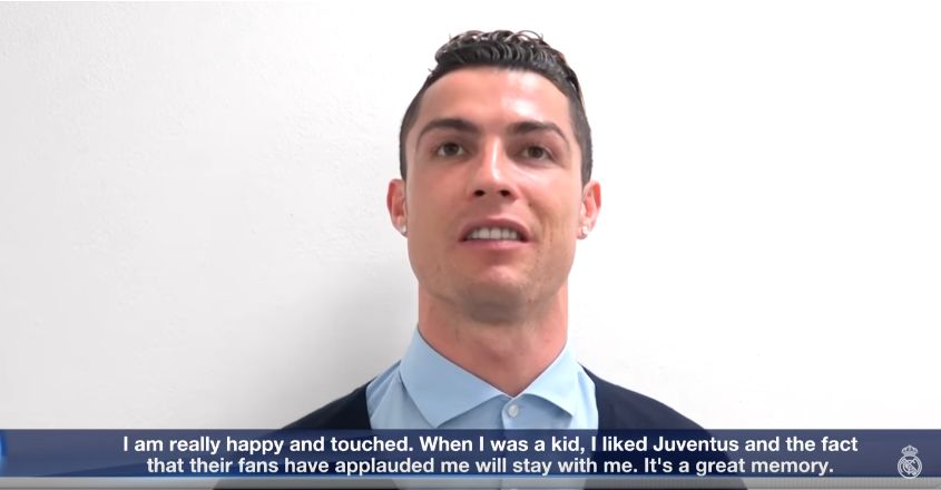 Quando Ronaldo ammetteva: &#8220;Da piccolo mi piaceva la Juve&#8221; [VIDEO]