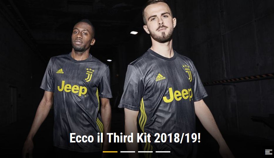 Juventus: presentata ufficialmente la terza maglia 2018-2019 [FOTO]
