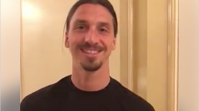 Zlatan Ibrahimovic ai milanisti - Mi mancate