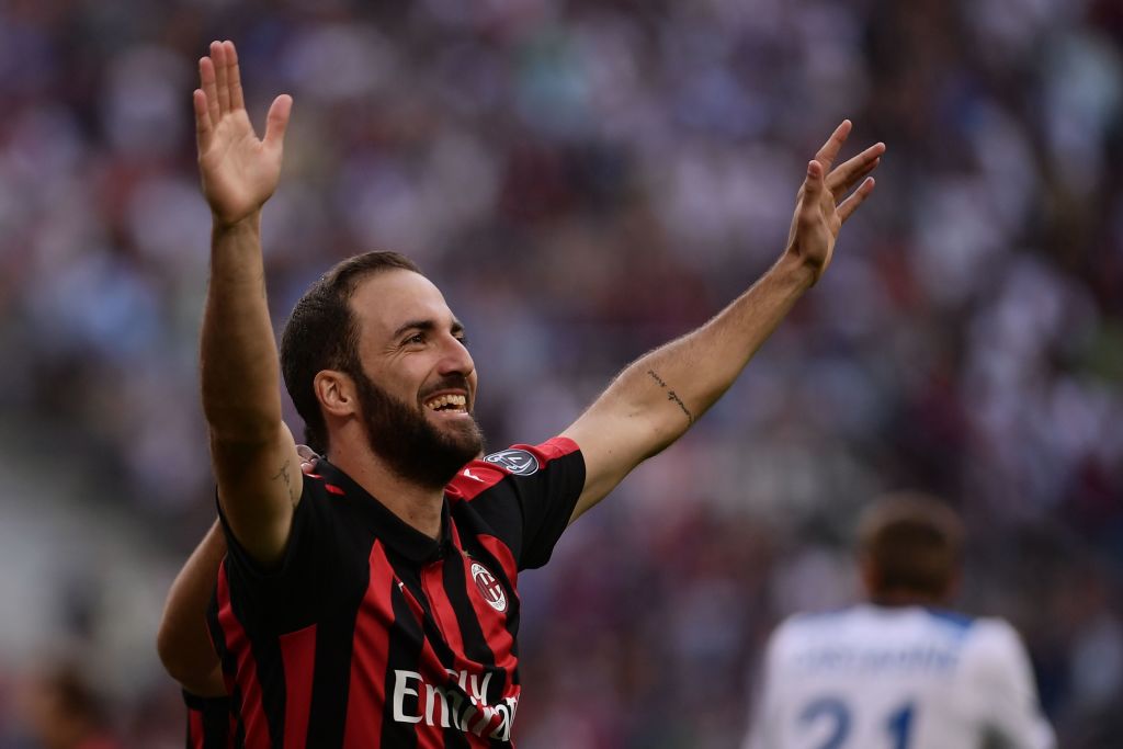 Milan-Atalanta 2-2: il video dei gol (Higuain, Gomez, Bonaventura, Rigoni)