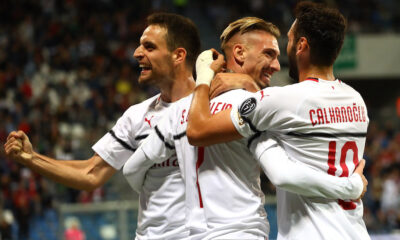 Sassuolo-Milan 1-4 - Video e foto dei gol 30 settembre 2018