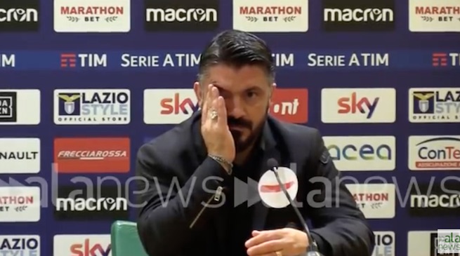 Gattuso: “Salvini con tutti i problemi che ha pensa ai cambi del Milan”