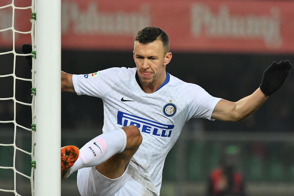 Chievo-Inter: il gol di Perisic al 39′