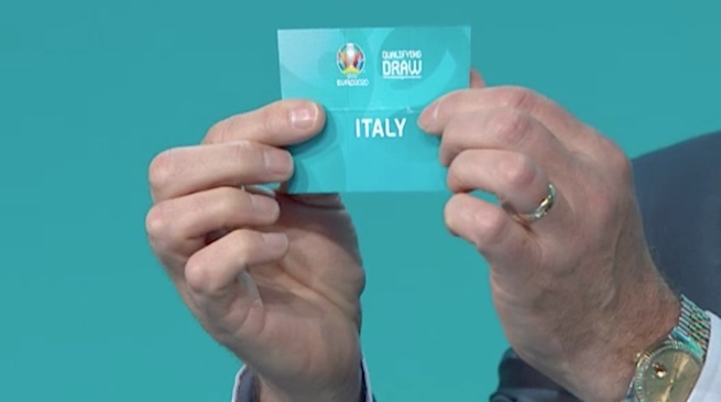 Sorteggio Euro 2020, qualificazioni: Italia nel gruppo J