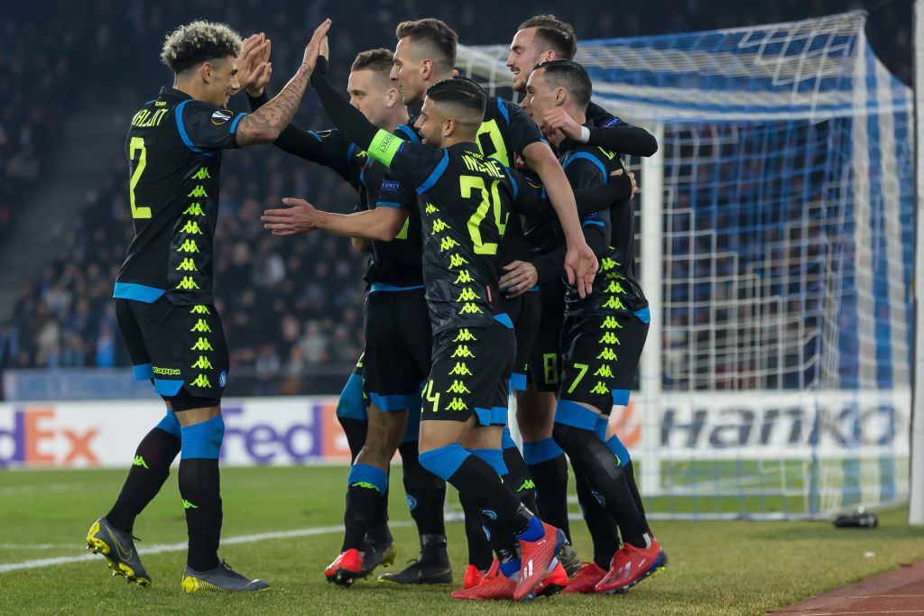 napoli zurigo 21 febbraio 2019 europa league