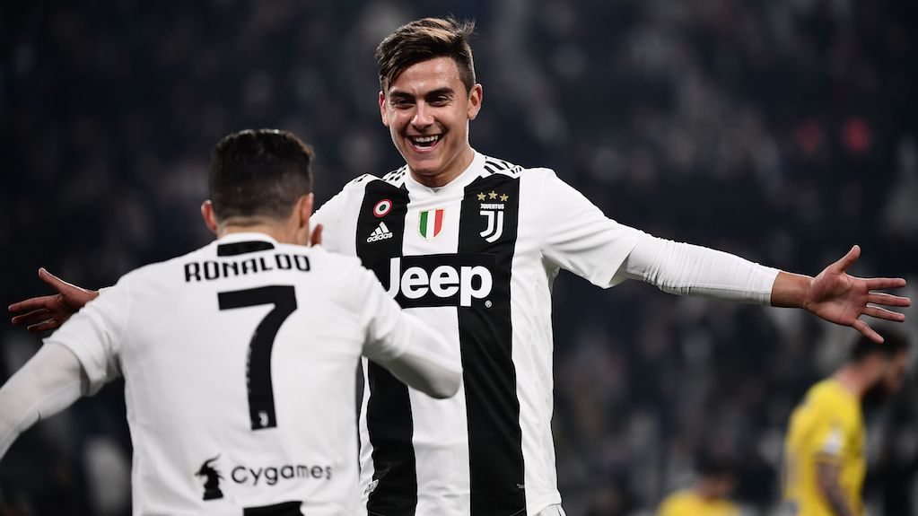 Juventus-Frosinone 3-0: video dei gol di Dybala, Bonucci e CR7