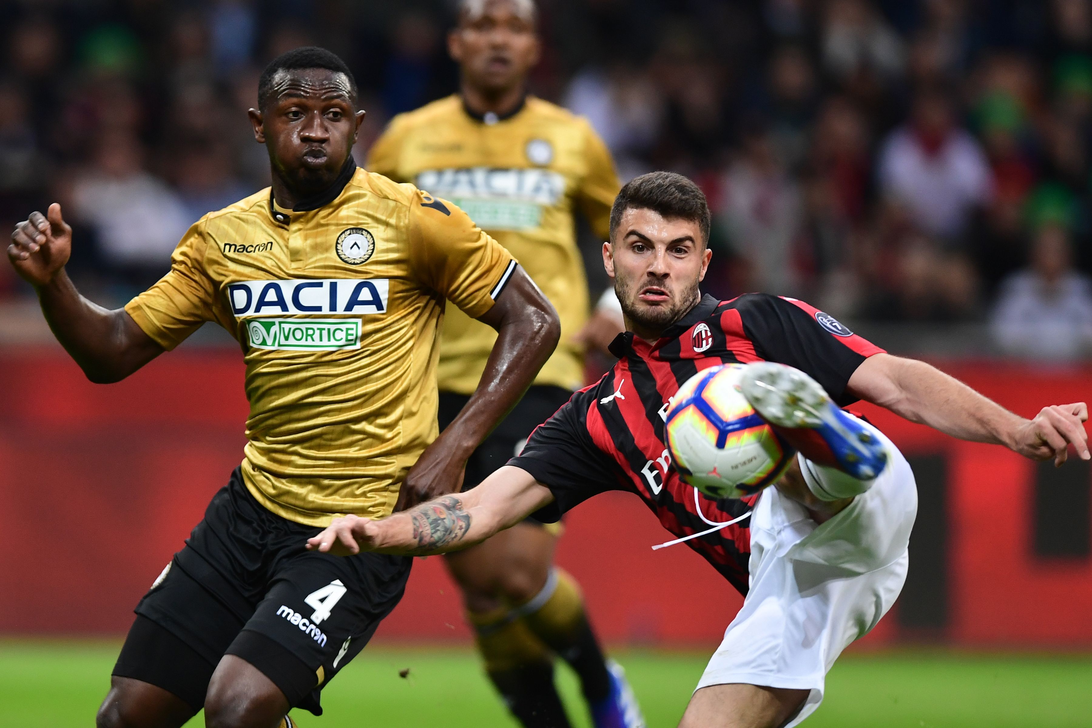 Milan-Udinese 1-1: i video dei gol di Piatek e Lasagna