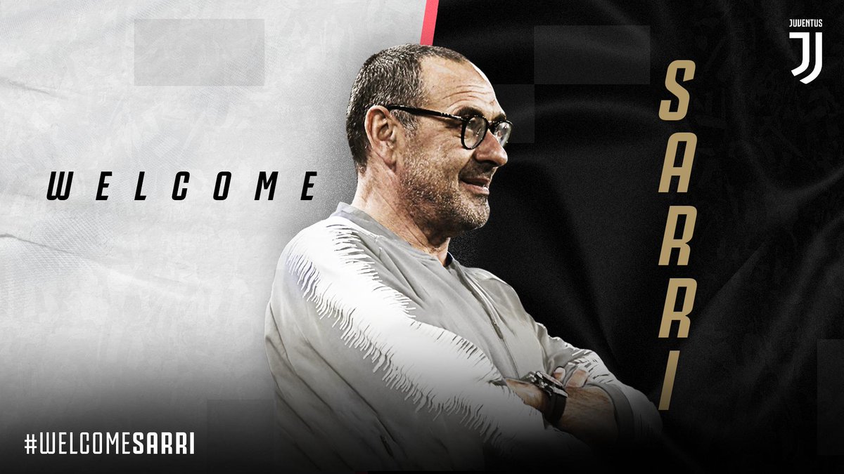 Ufficiale: Maurizio Sarri è l&#8217;allenatore della Juventus