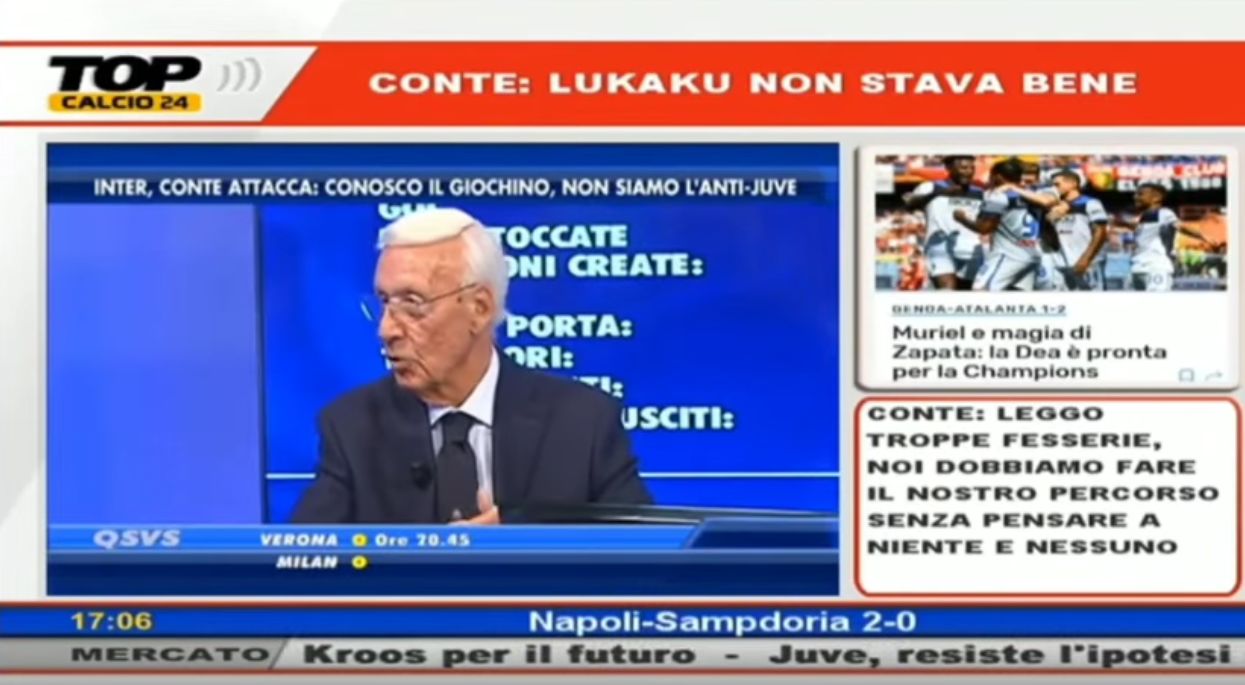 &#8220;Lukaku si ferma solo con le banane&#8221;: commentatore di Top Calcio licenziato (VIDEO)