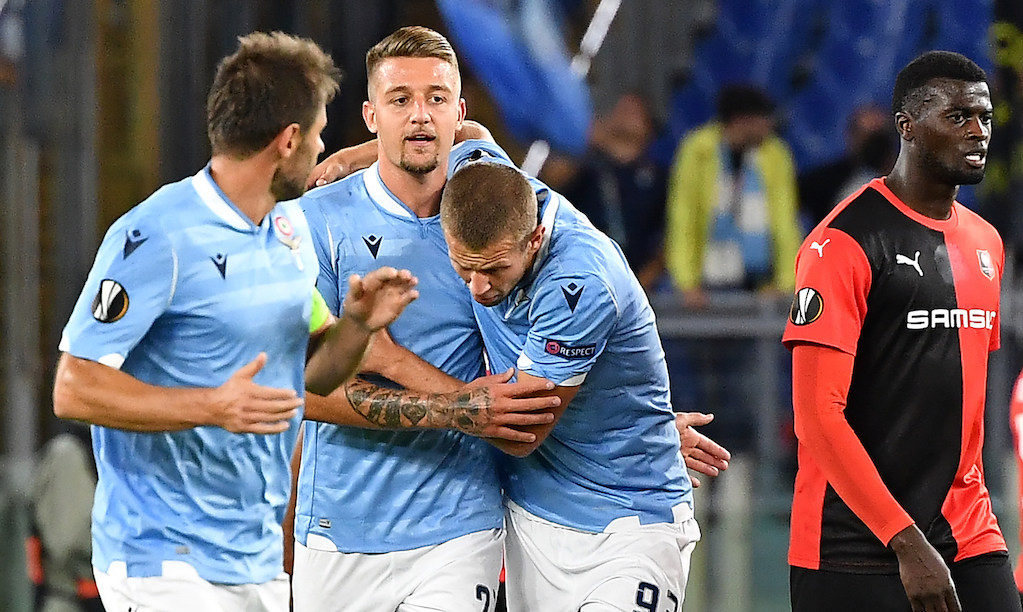 Europa League Lazio-Rennes 2-1 Milinkovic-Savic