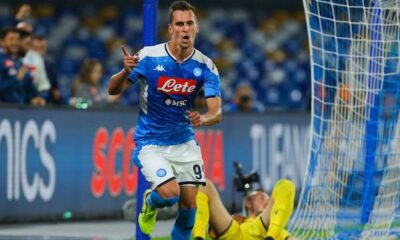 Napoli-Verona 2-0 doppietta di Milik