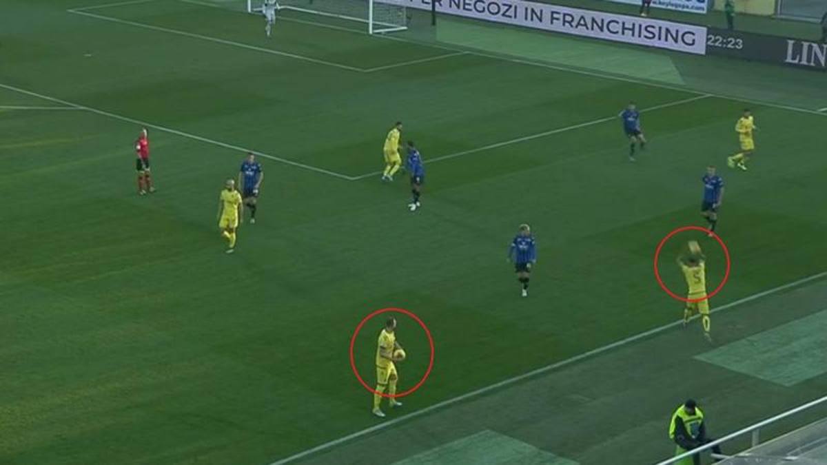 atalanta verona gol di carmine due palloni