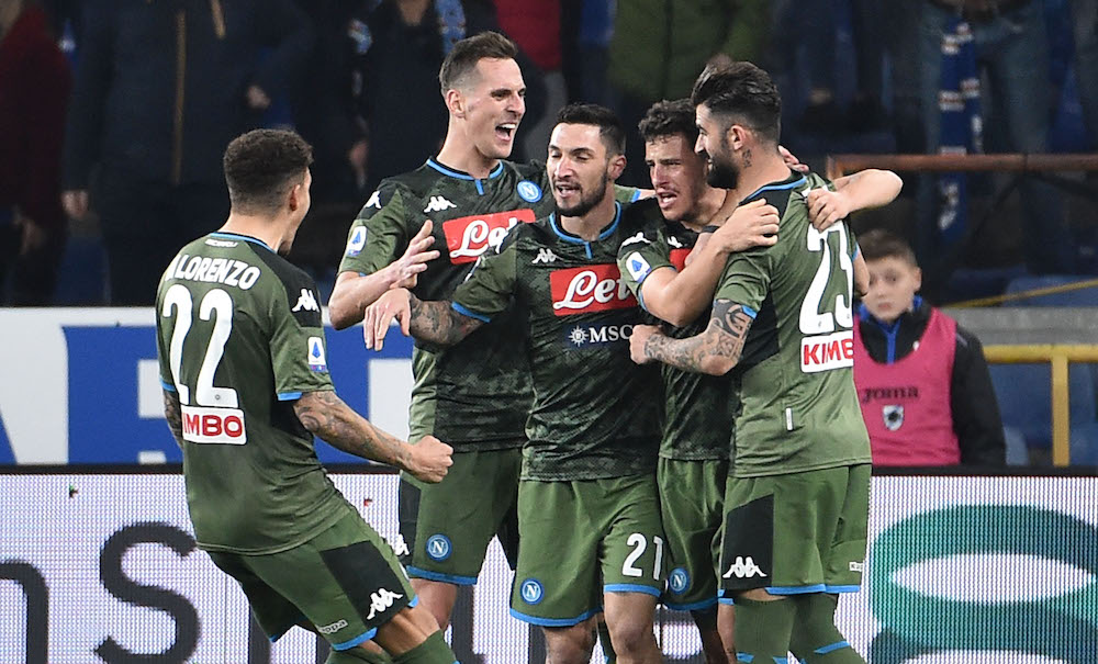 Sampdoria-Napoli 2-4 Posticipo