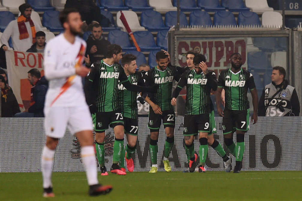 Sassuolo-Roma 4-2 Serie A anticipo di sabato 1 febbraio 2020