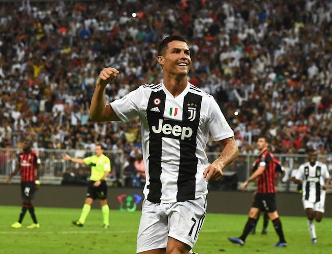 video gol ronaldo supercoppa juventus milan