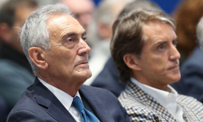 Gabriele Gravina e Roberto Mancini