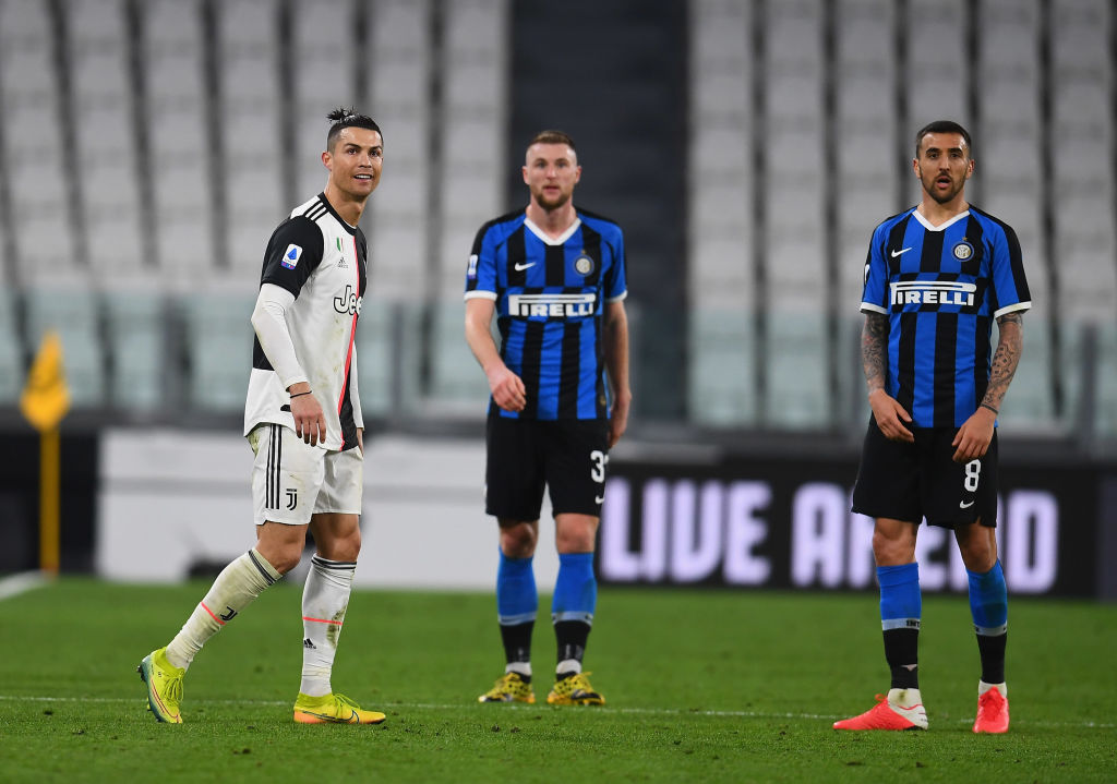 Juventus e Inter in isolamento volontario dopo la positività al COVID-19 di Rugani