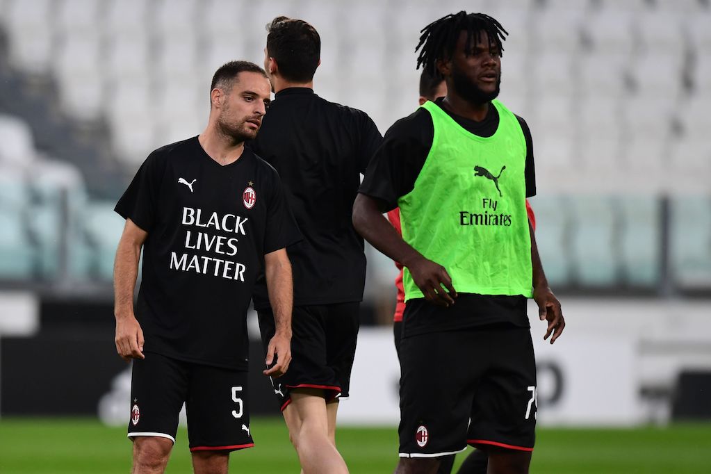 Juventus-Milan maglie antirazzismo Coppa Italia