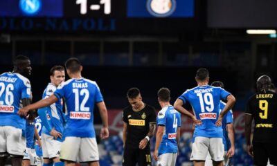 Napoli-Inter 1-1 semifinale ritorno di Coppa Italia