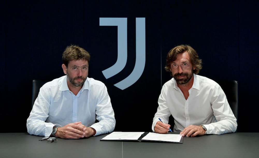 Juventus, Andrea Pirlo è il nuovo allenatore
