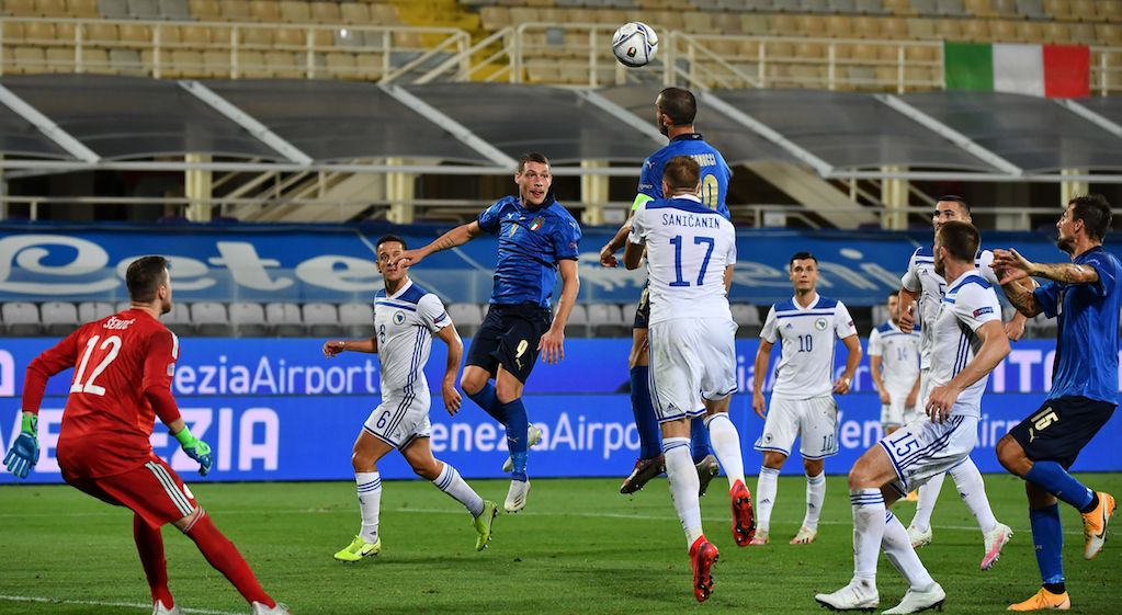 Nations League 2020, Italia-Bosnia Erzegovina 1-1: gol di Dzeko e Sensi