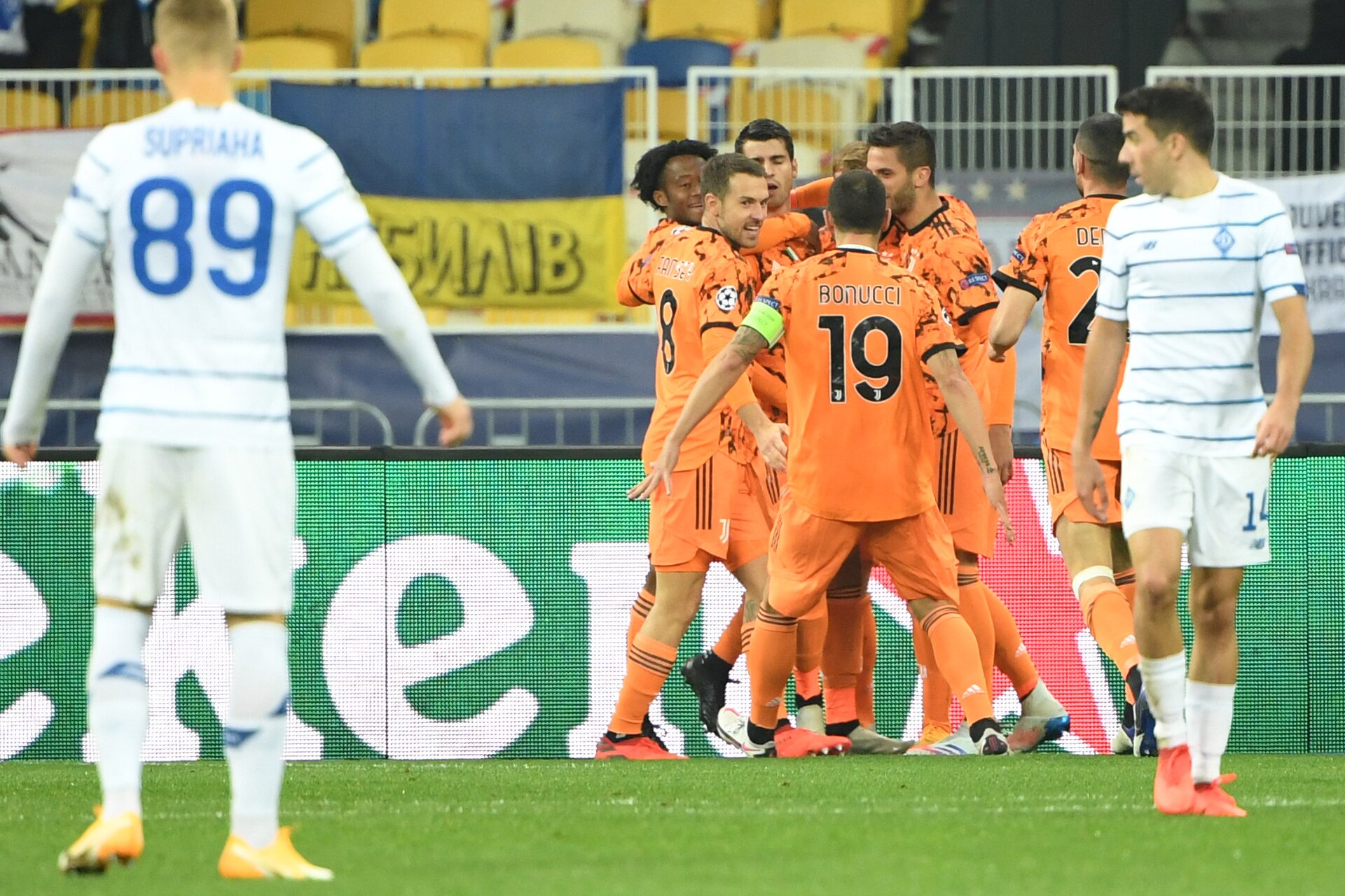 Champions League, Dinamo Kiev-Juventus 0-2: ottimo esordio di Pirlo a Kiev