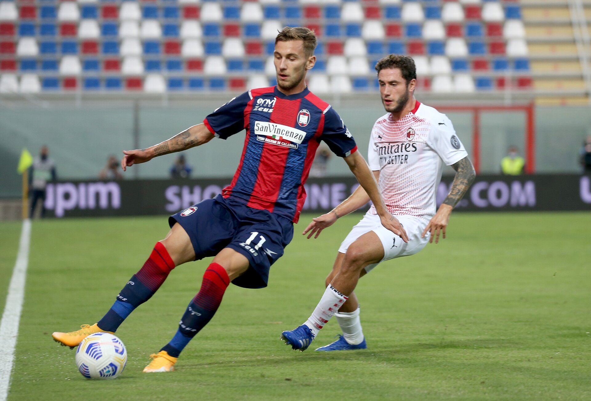 Crotone: Dragus positivo al coronavirus, stasera la partita con la Juve