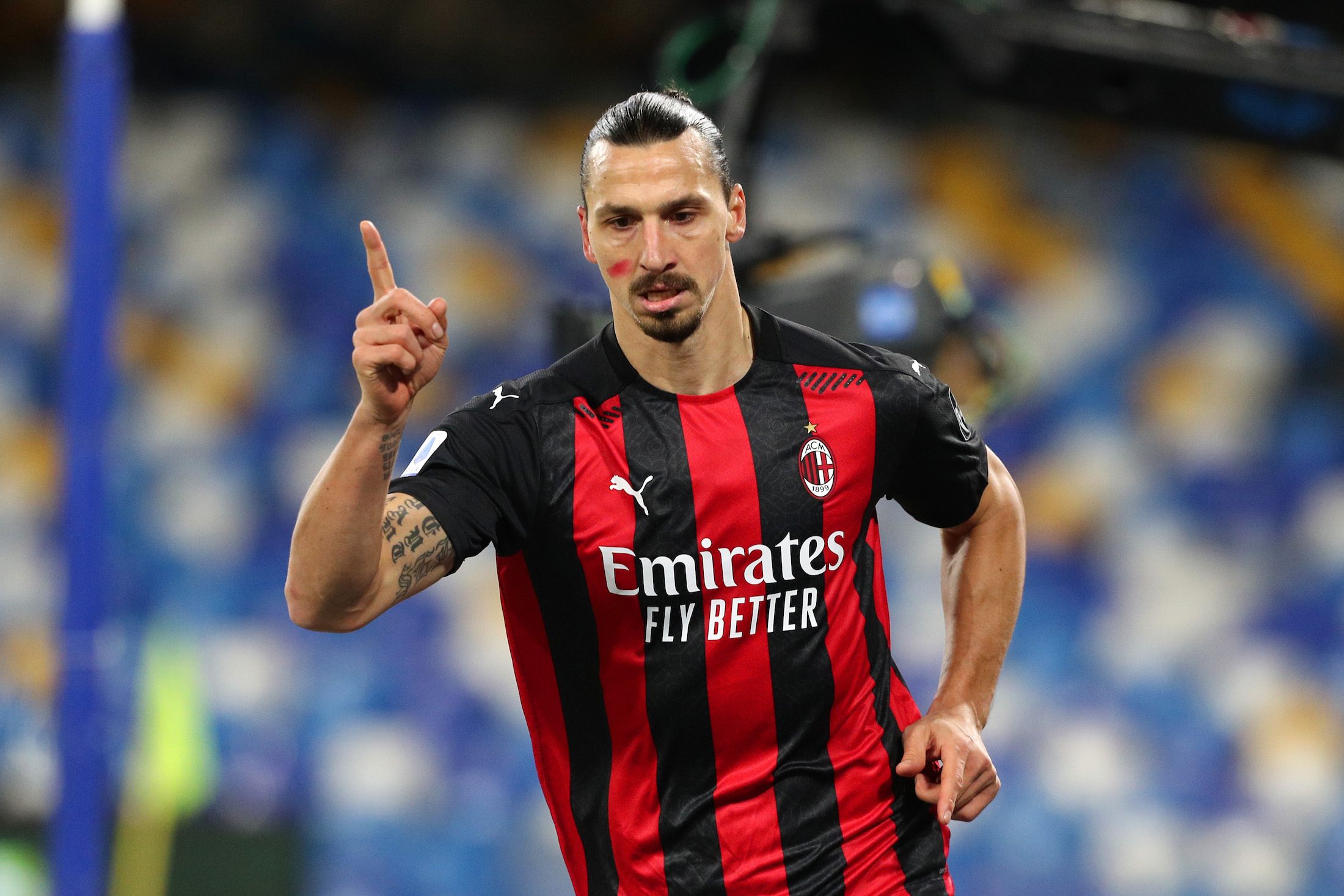 Napoli-Milan 1-3, Ibrahimovic super