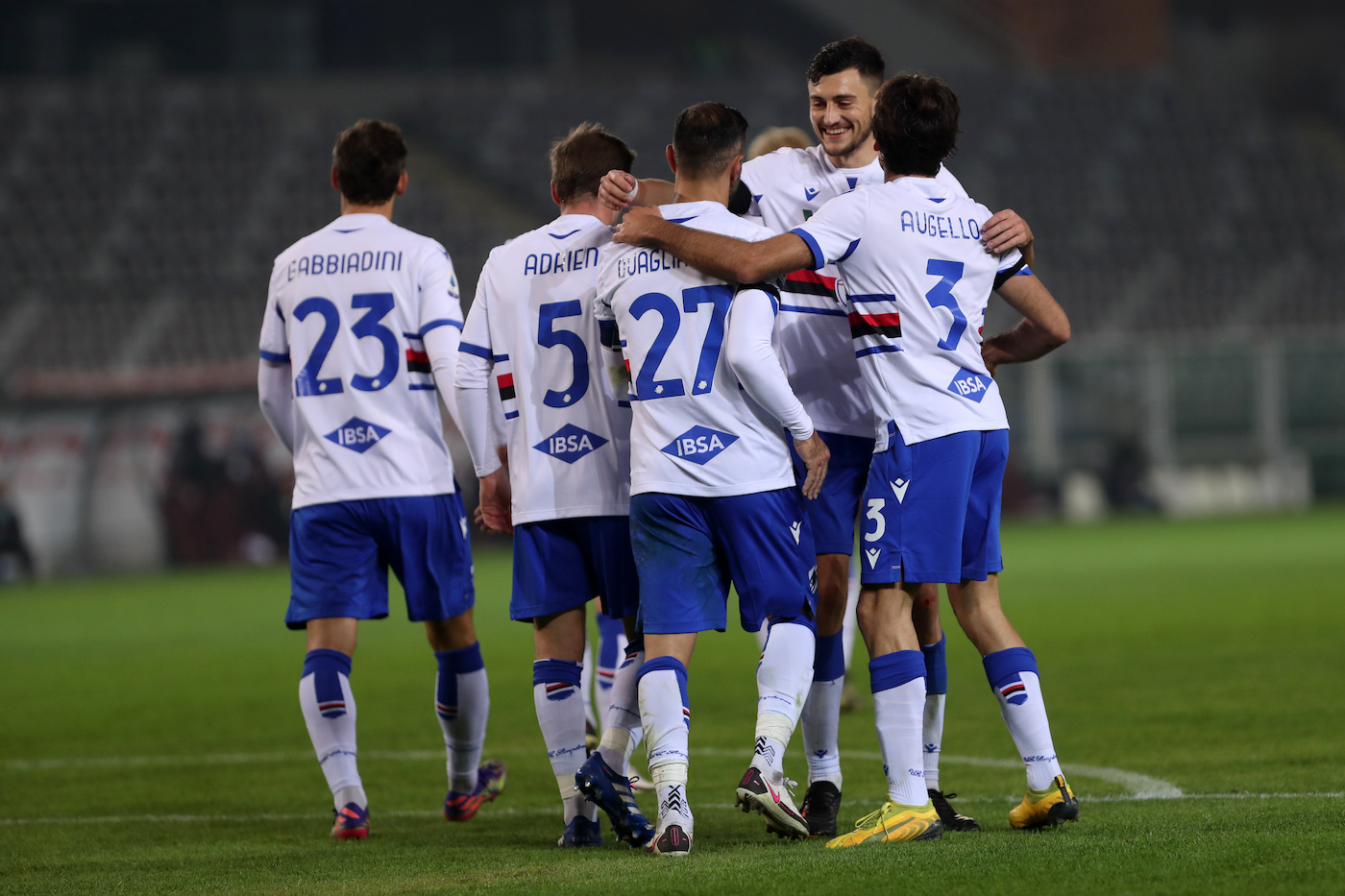 Serie A, i posticipi della 9a giornata: Torino-Sampdoria 2-2 e Genoa-Parma 1-2