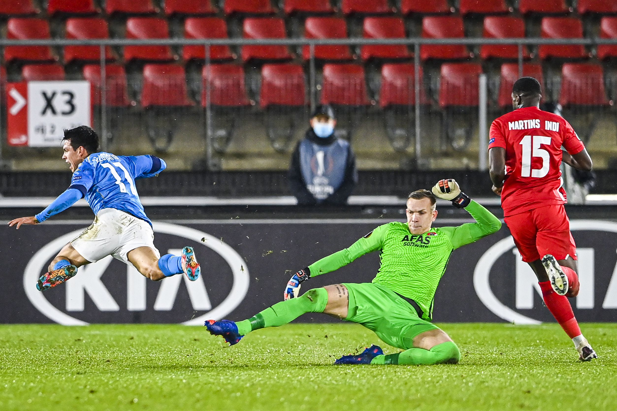 Europa League: il Napoli pareggia con l’AZ Alkmaar e rinvia la qualificazione, Roma-Young Boys 3-1