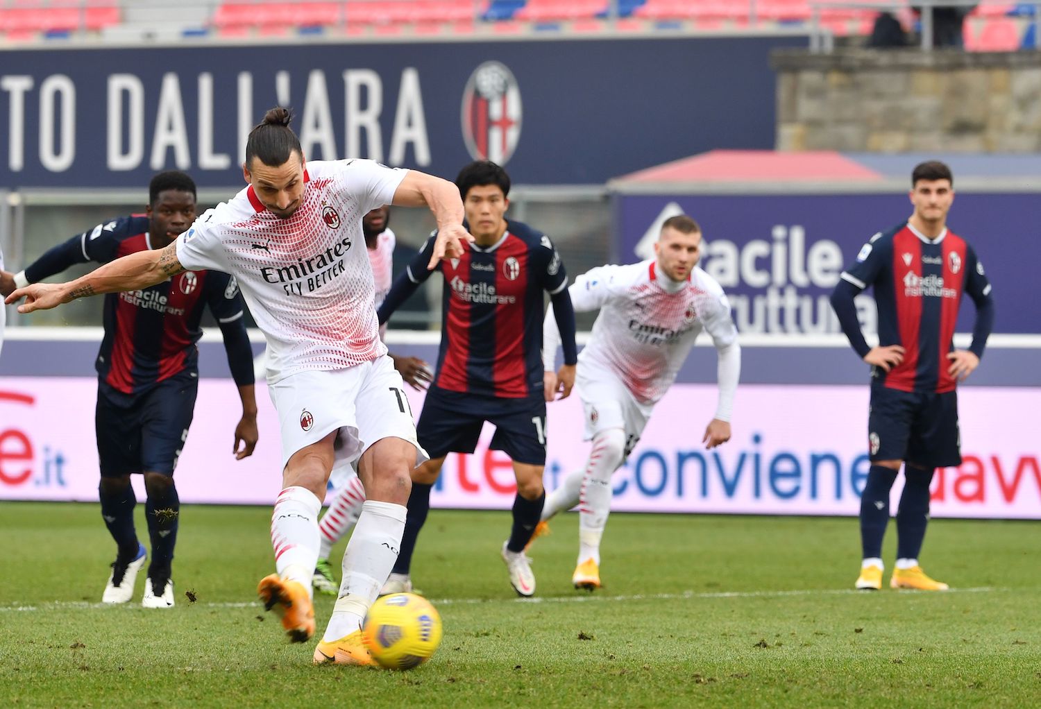Serie A, Bologna-Milan. La fotogallery del 30 gennaio 2021