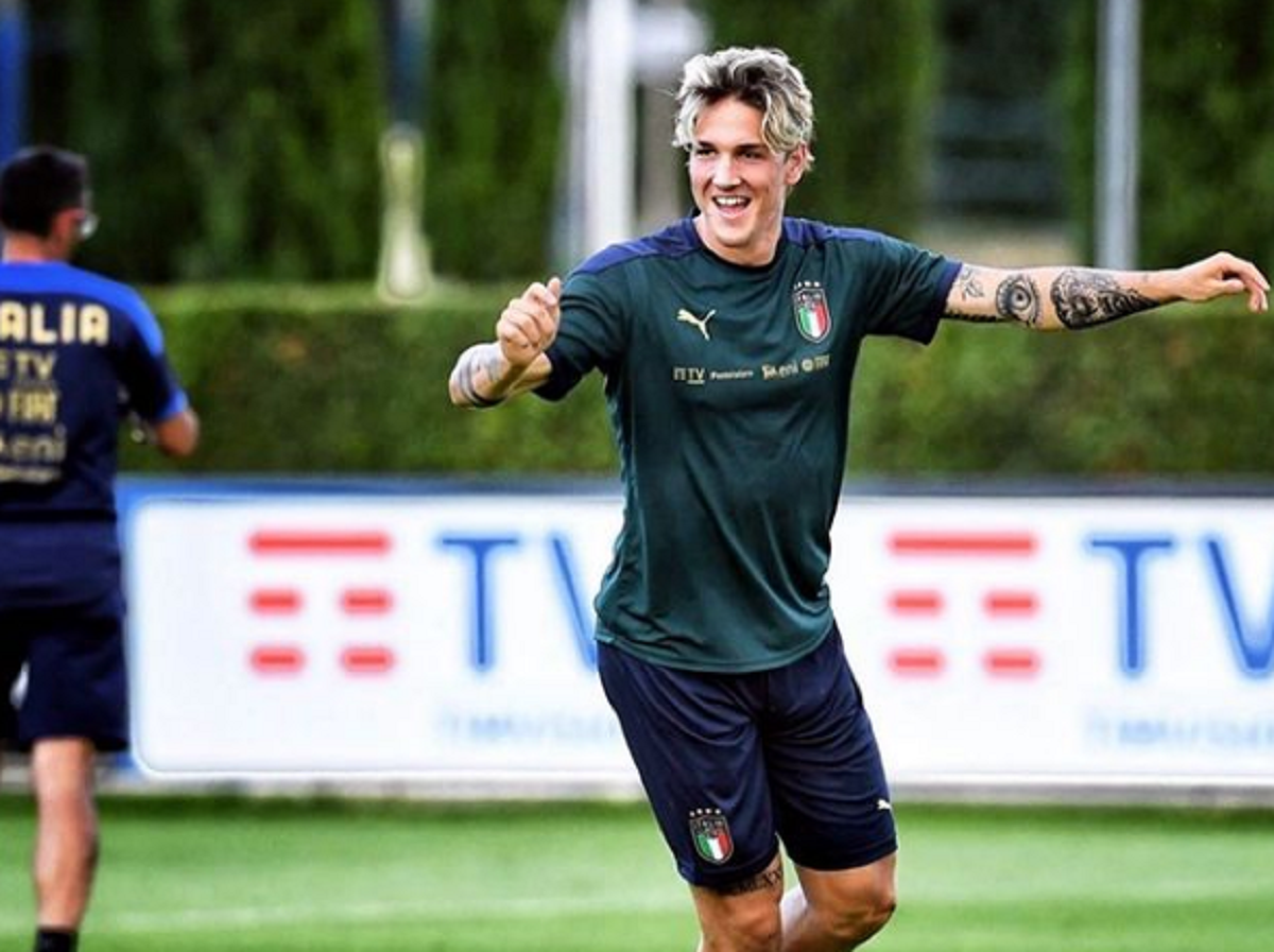 Il calciatore della Roma Nicoló Zaniolo