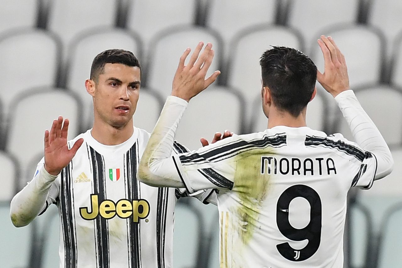 Juventus-Spezia 3-0: gol di Morata, Chiesa e Ronaldo