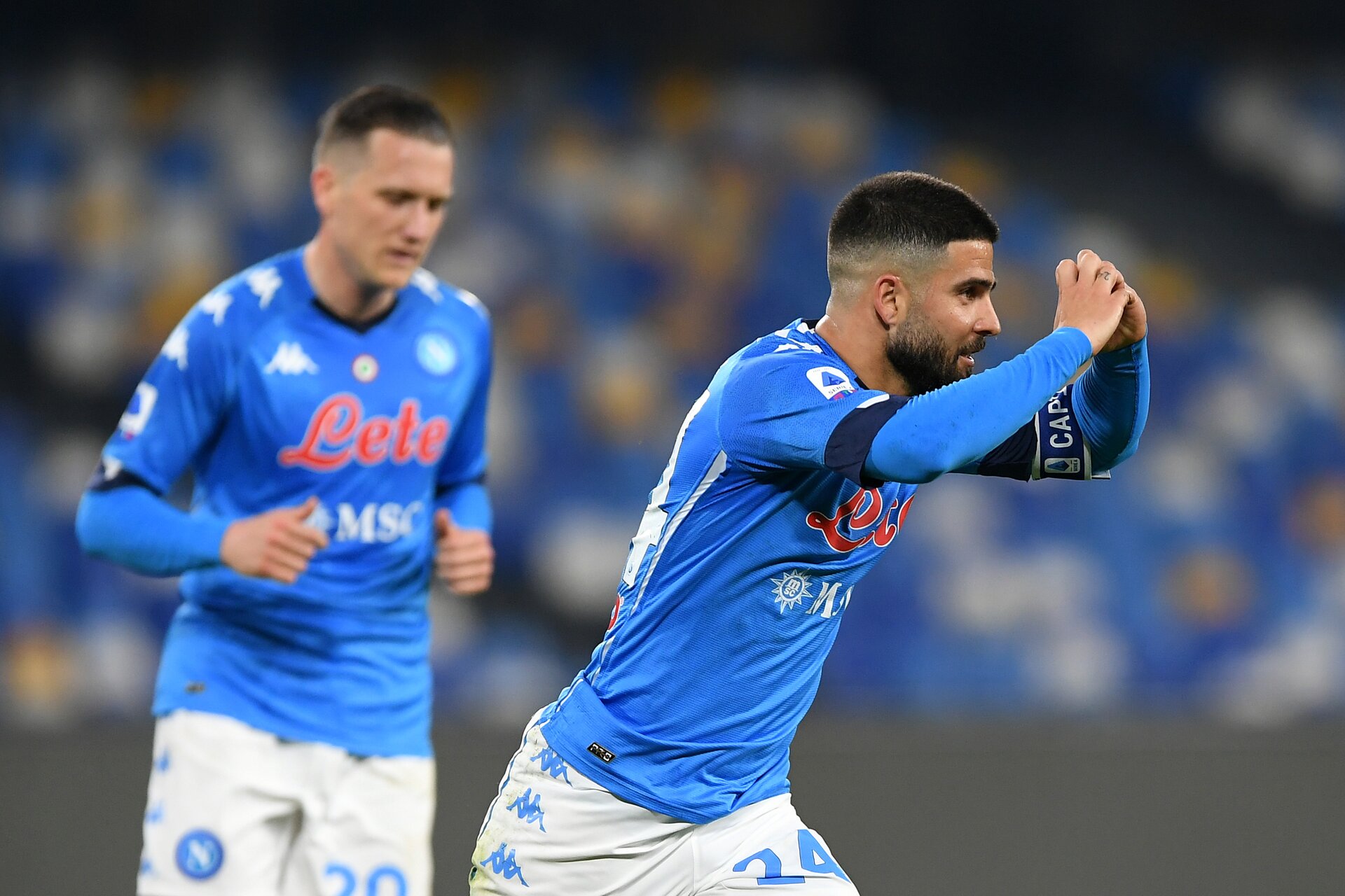 Napoli, Insigne raggiunge Maradona